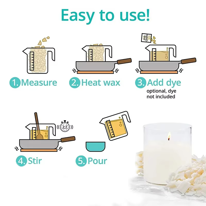 Cera de Soja Pura de 1 kg/500/ - Candle Making Material reseña y precio