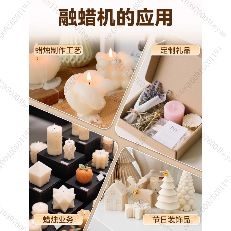 Olla eléctrica para derretir c - Candle Making Machine reseña y precio
