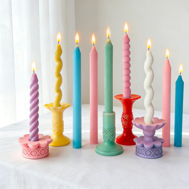 Molde de silicona en espiral l - Candle Making Workshop reseña y precio