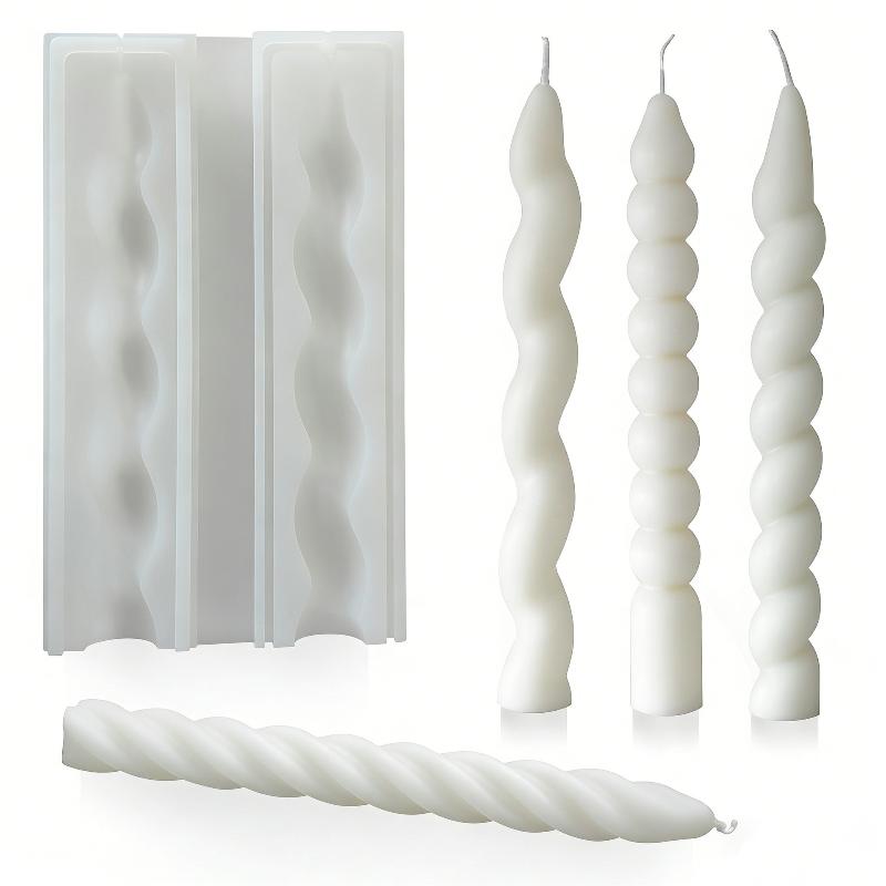 Molde de silicona en espiral l - Candle Making Workshop reseña y precio