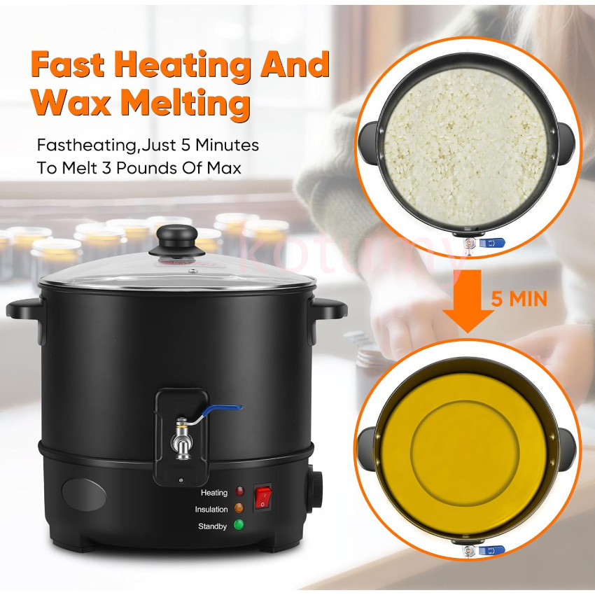 Vela de fusión eléctrica con e - Candle Making Machine reseña y precio
