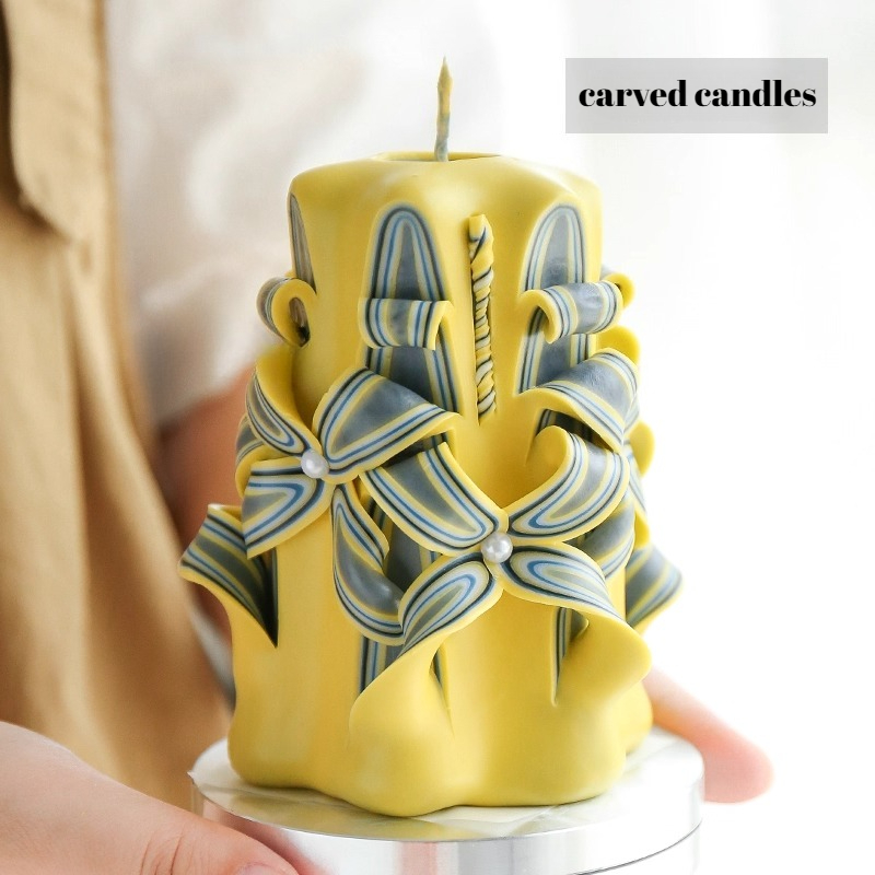Vela perfumada tallada de 1KG, - Candle Making Material reseña y precio