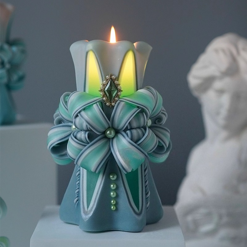 Vela perfumada tallada de 1KG, - Candle Making Material reseña y precio